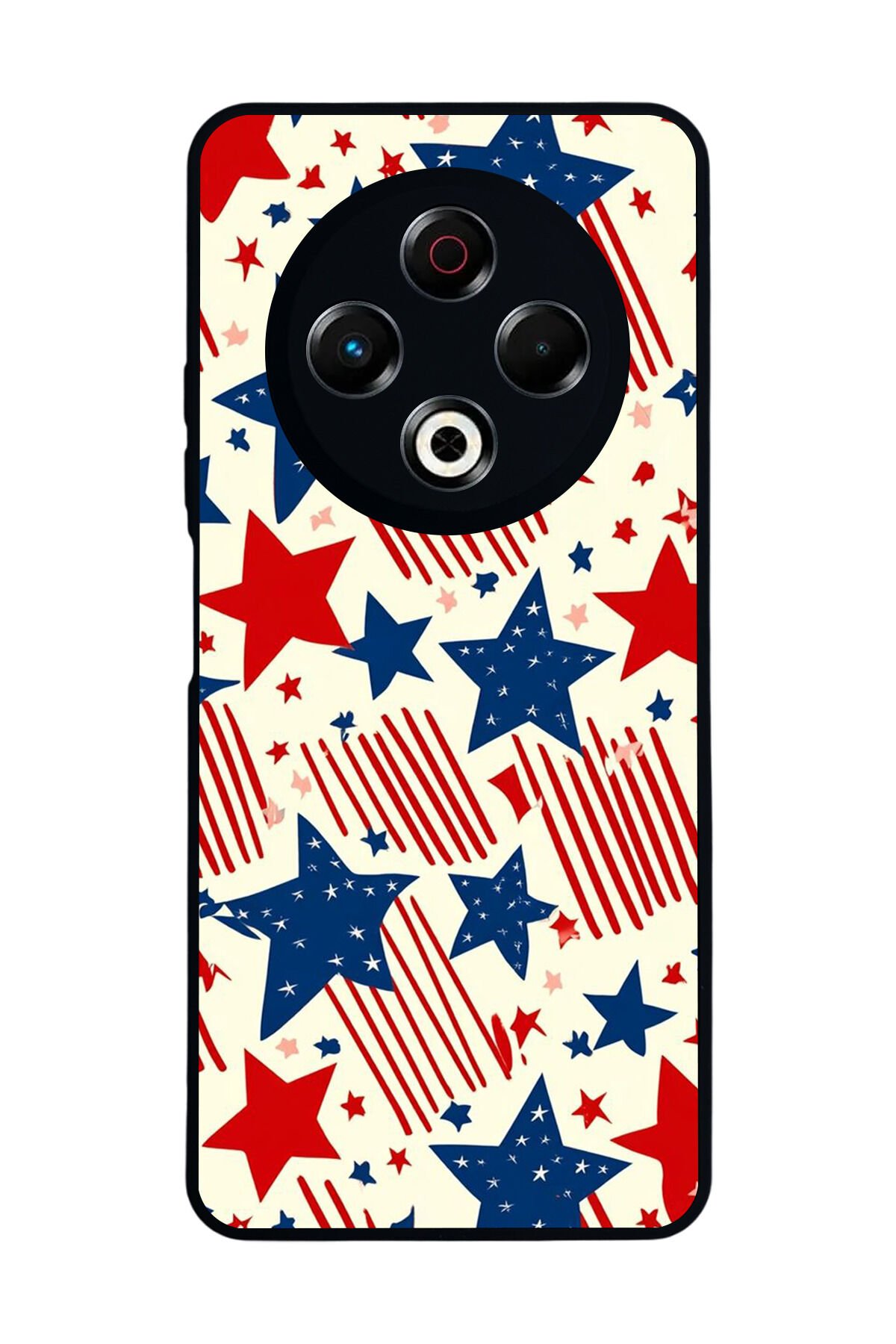 Tecno Spark 30 Uyumlu Retro Yildizlar Tasarımlı Glossy Premium Kılıf