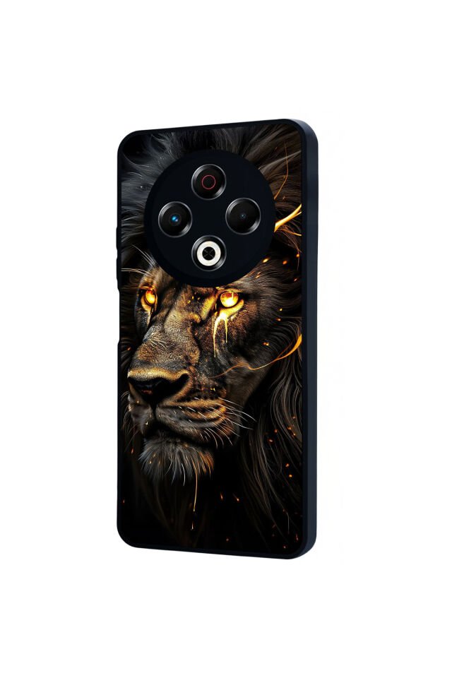 Tecno Spark 30 Uyumlu Aslan Tasarımlı Glossy Premium Kılıf