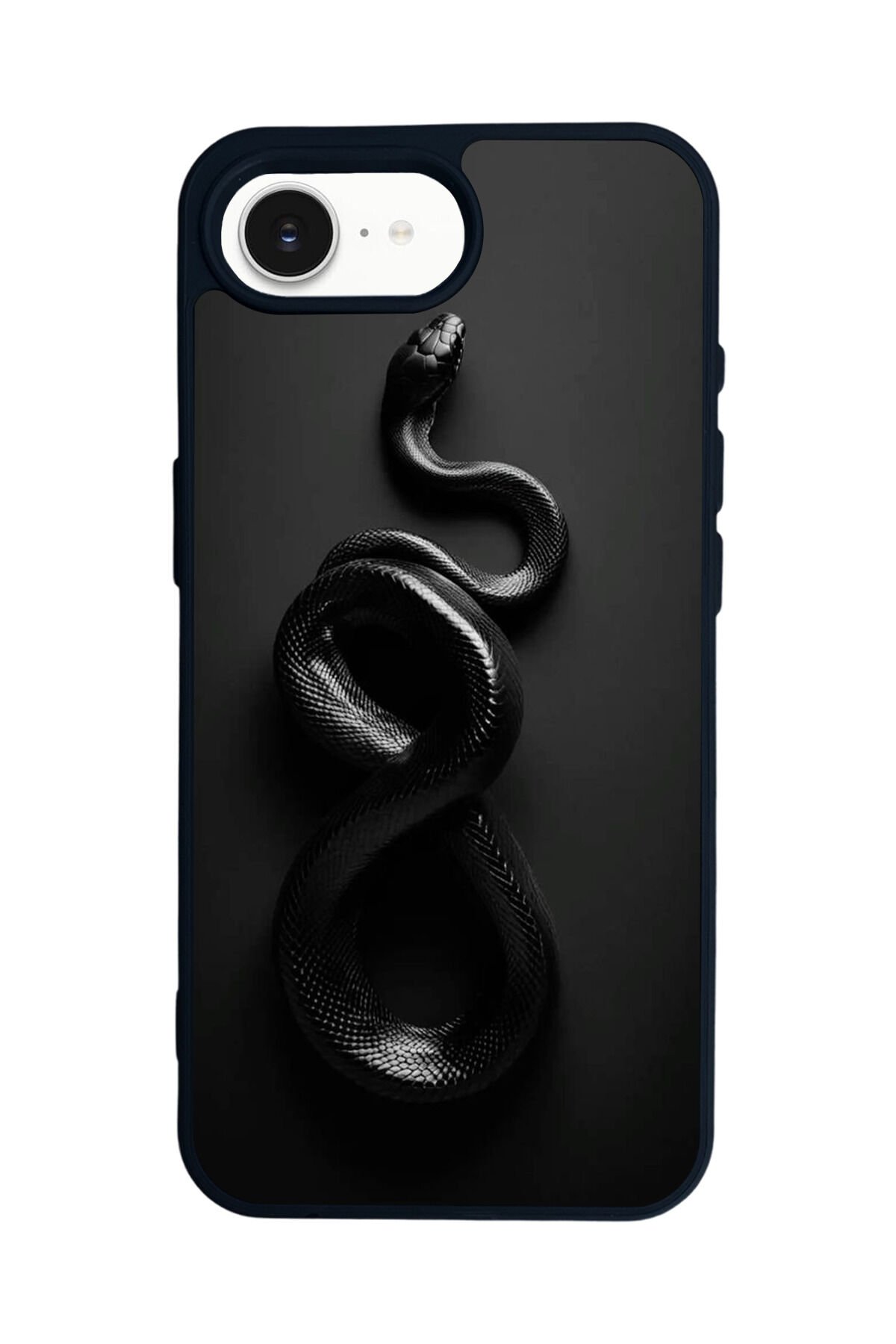 iPhone 16E Uyumlu Yılan Tasarımlı Glossy Premium Kılıf