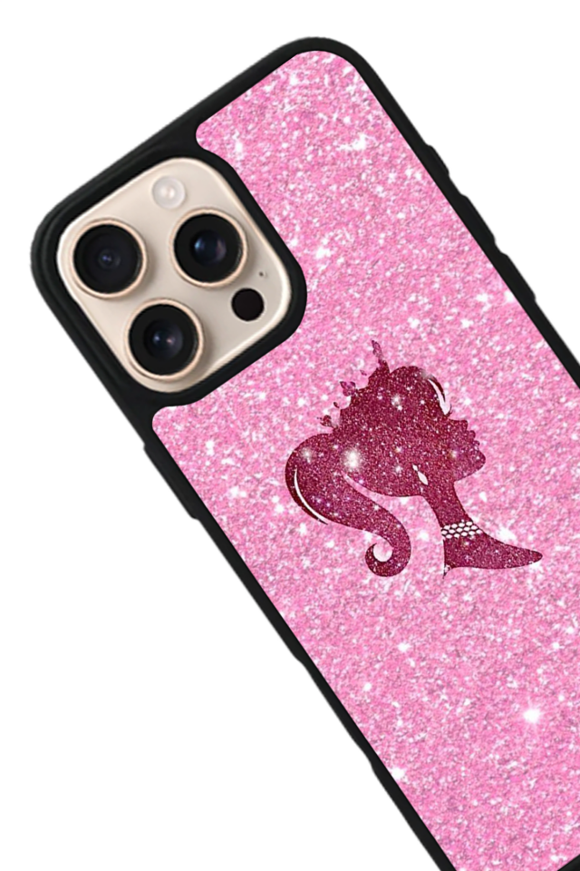 iPhone 15 Pro Uyumlu Barbie Tasarımlı Glossy Premium Kılıf