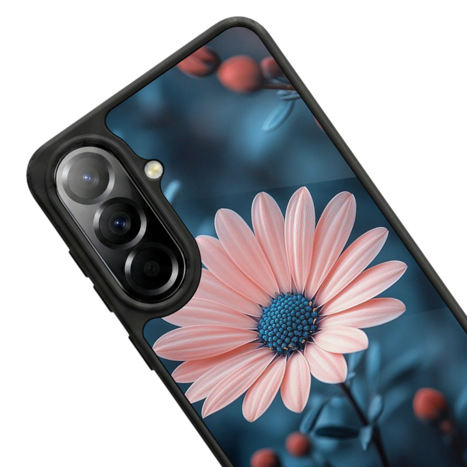 Samsung Galaxy A57 Uyumlu Cicek Tasarımlı Glossy Premium Kılıf