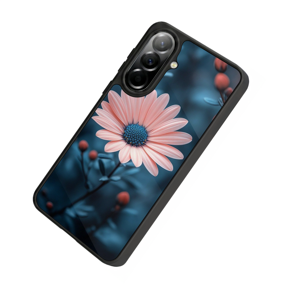 Samsung Galaxy A57 Uyumlu Cicek Tasarımlı Glossy Premium Kılıf