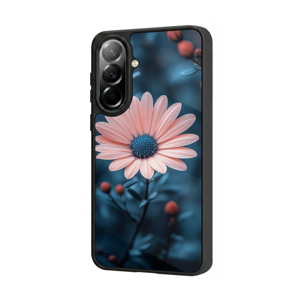 Samsung Galaxy A57 Uyumlu Cicek Tasarımlı Glossy Premium Kılıf