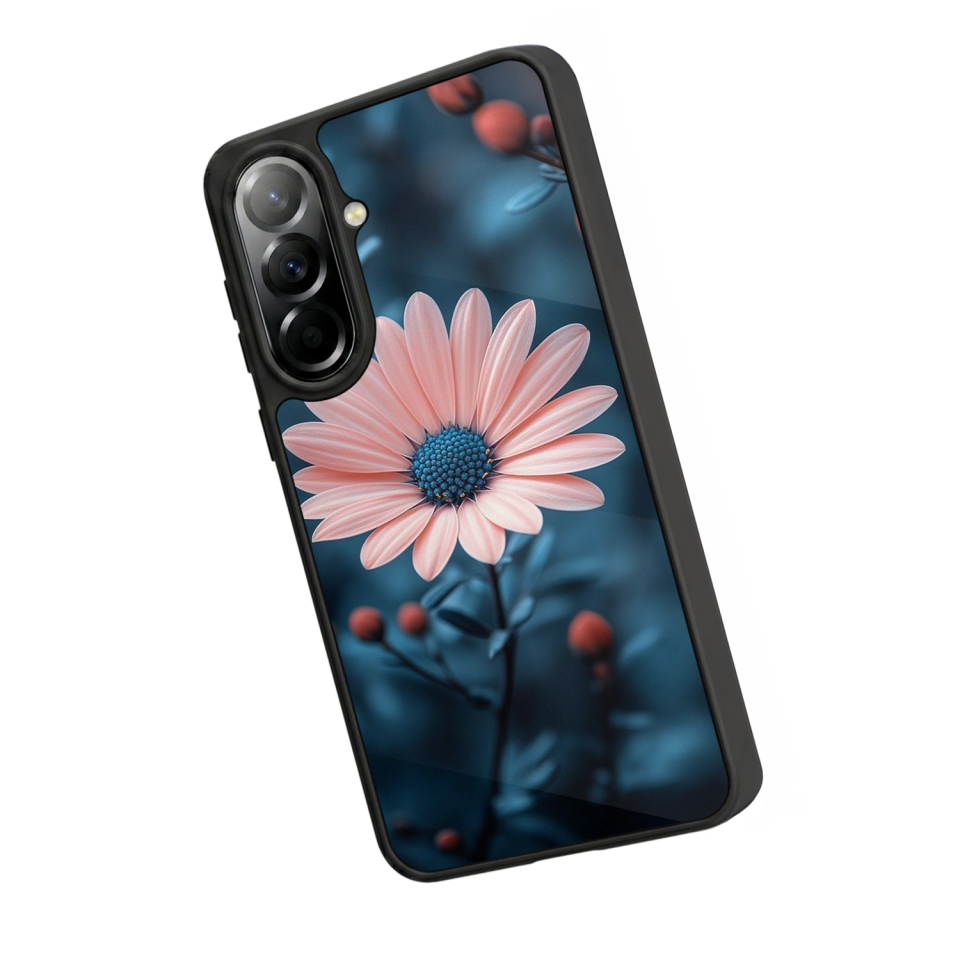 Samsung Galaxy A57 Uyumlu Cicek Tasarımlı Glossy Premium Kılıf