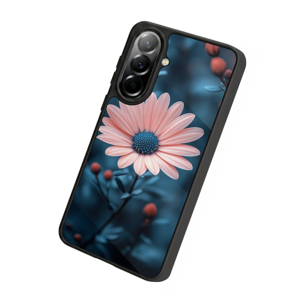 Samsung Galaxy A57 Uyumlu Cicek Tasarımlı Glossy Premium Kılıf
