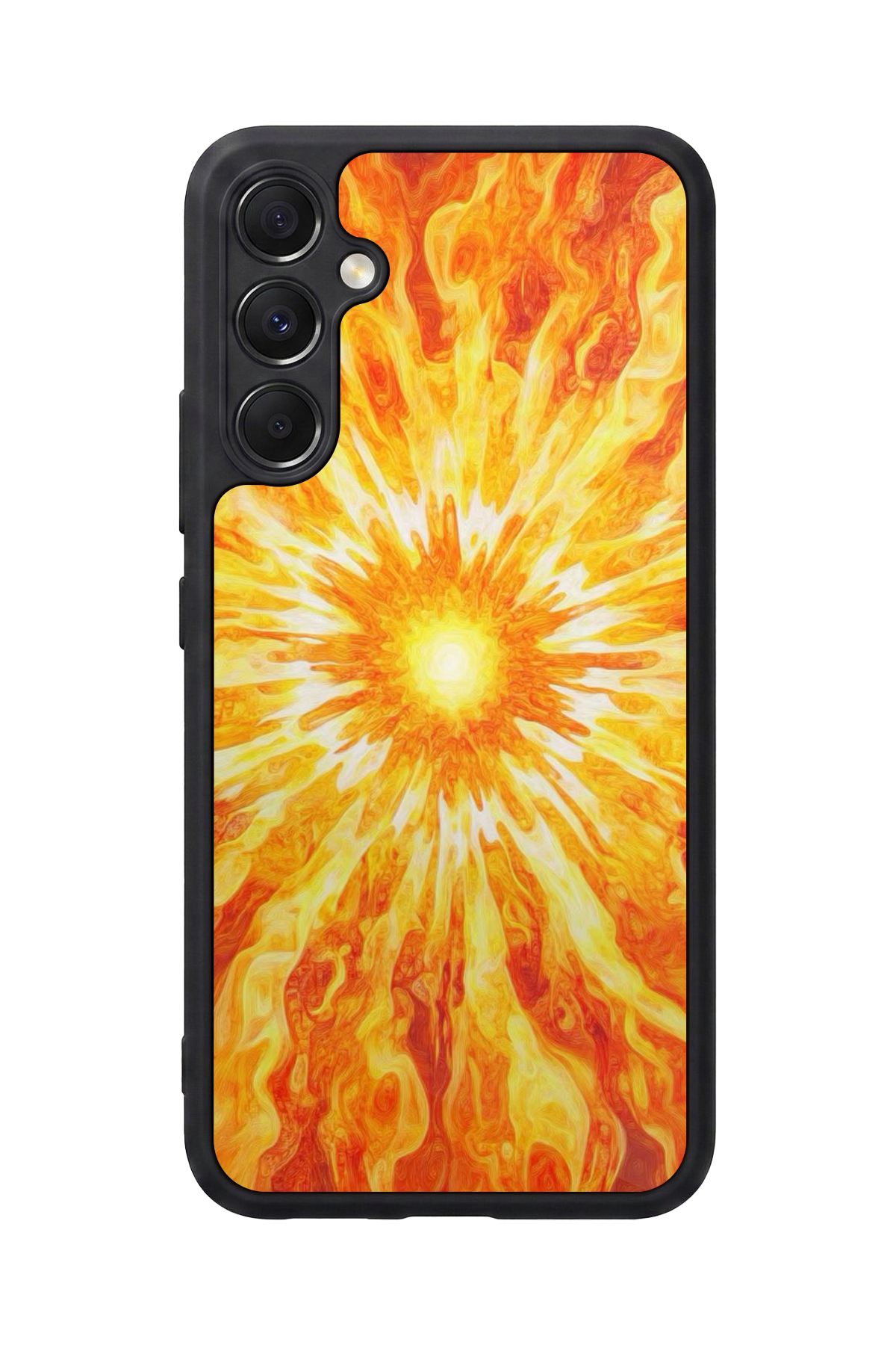 Samsung Galaxy A34 Uyumlu Güneş Tasarımlı Glossy Premium Kılıf