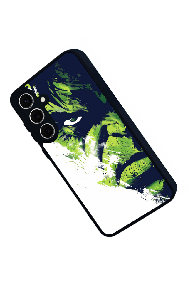 Samsung Galaxy S24 FE Uyumlu Hulk Tasarımlı Glossy Premium Kılıf