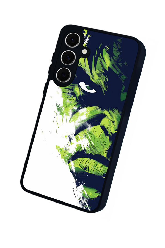 Samsung Galaxy S24 FE Uyumlu Hulk Tasarımlı Glossy Premium Kılıf
