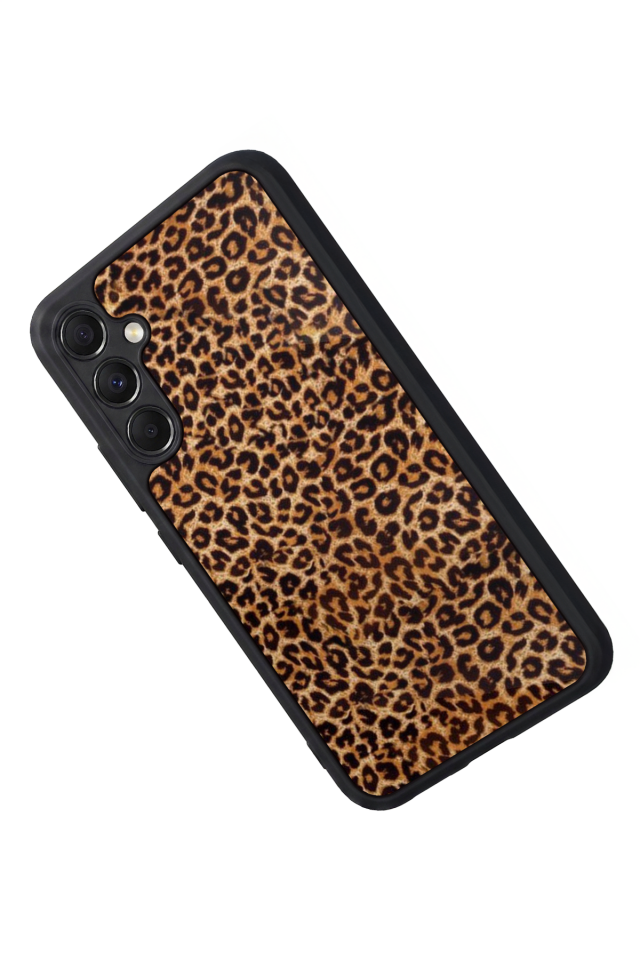 Samsung Galaxy M34 Uyumlu Leopar Tasarımlı Glossy Premium Kılıf