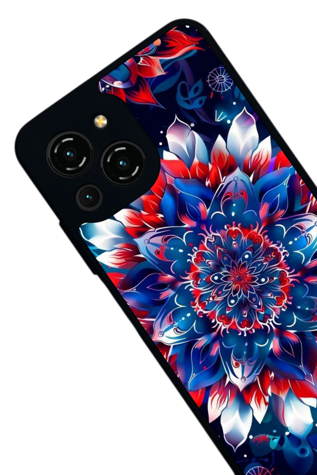 Reeder S23 Pro Max Uyumlu Mandala Tasarımlı Glossy Premium Kılıf