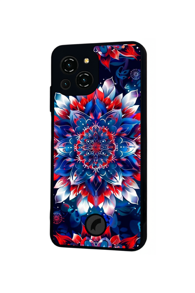 Reeder S23 Pro Max Uyumlu Mandala Tasarımlı Glossy Premium Kılıf