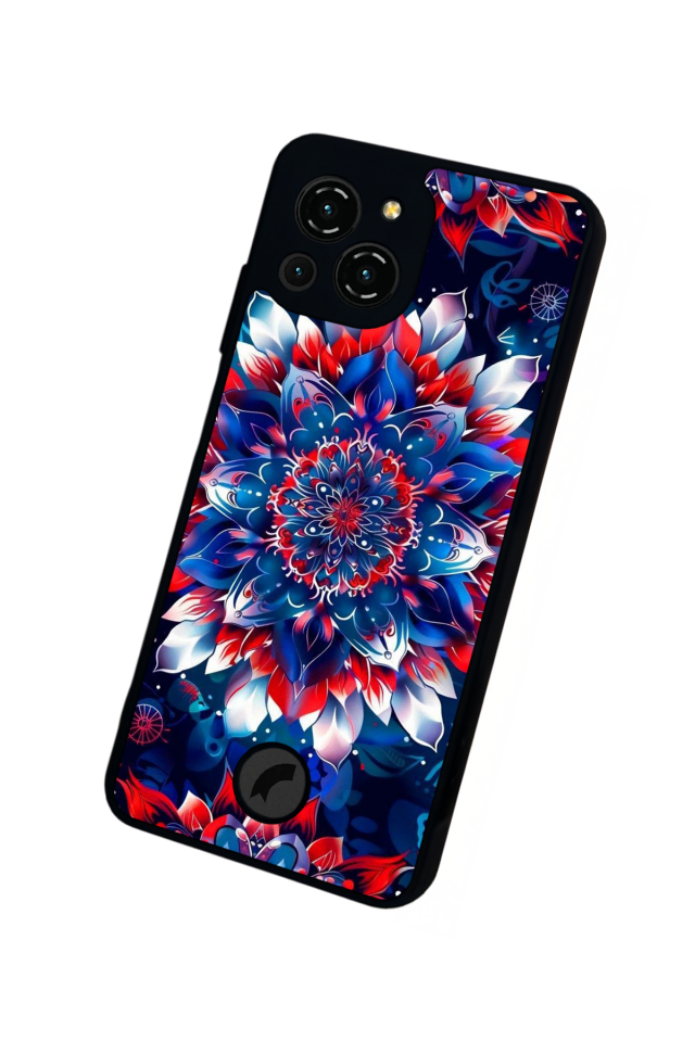 Reeder S23 Pro Max Uyumlu Mandala Tasarımlı Glossy Premium Kılıf