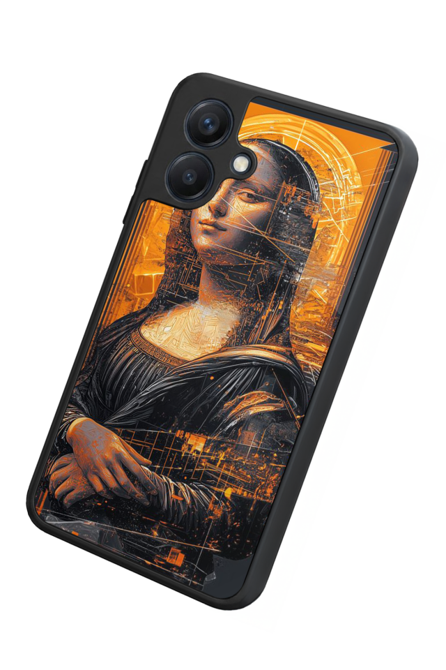 Samsung Galaxy A07 Uyumlu Monalisa Tasarımlı Glossy Premium Kılıf