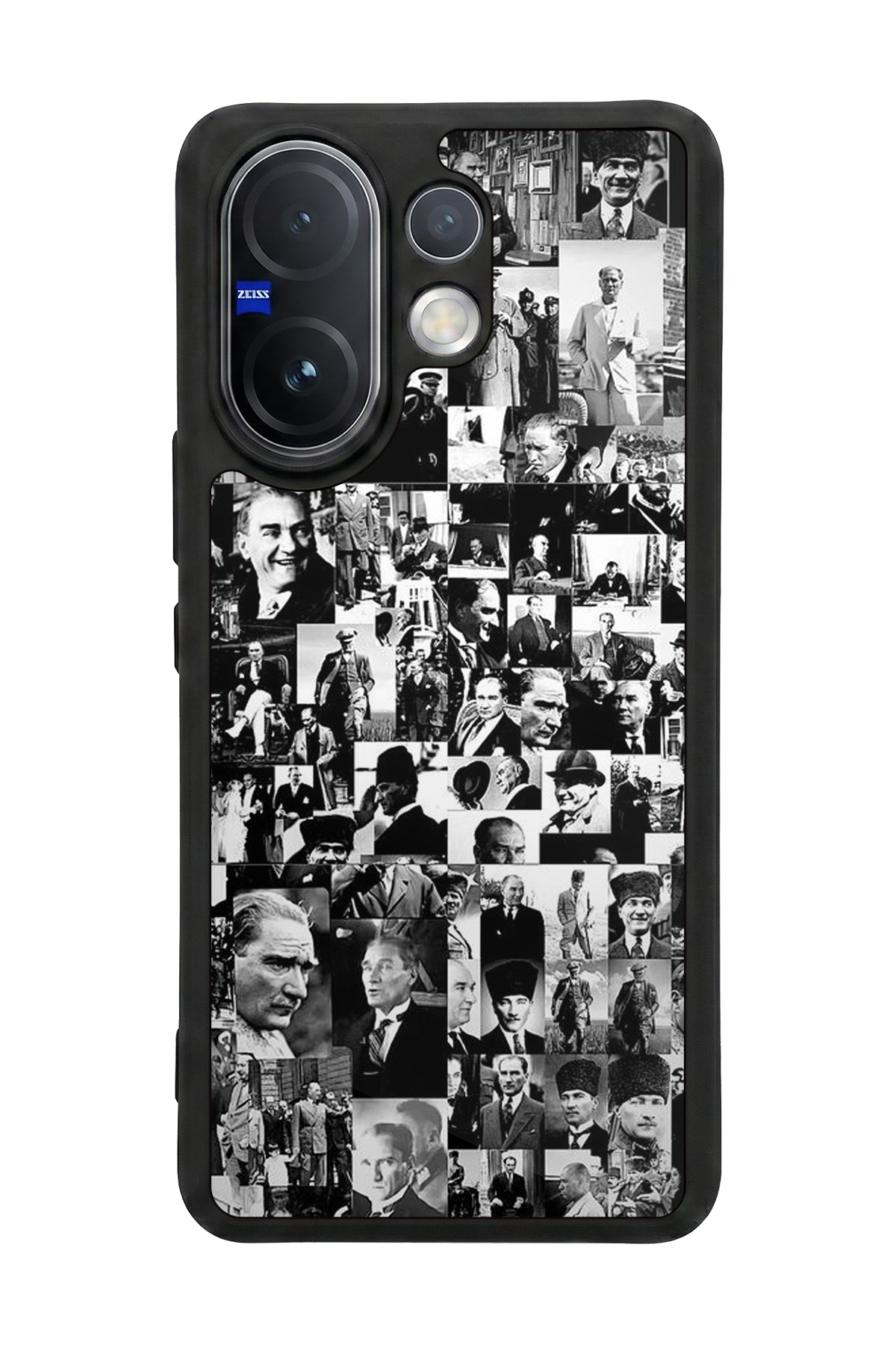 Vivo V60 Uyumlu Mustafa Kemal Ataturk Tasarımlı Glossy Premium Kılıf