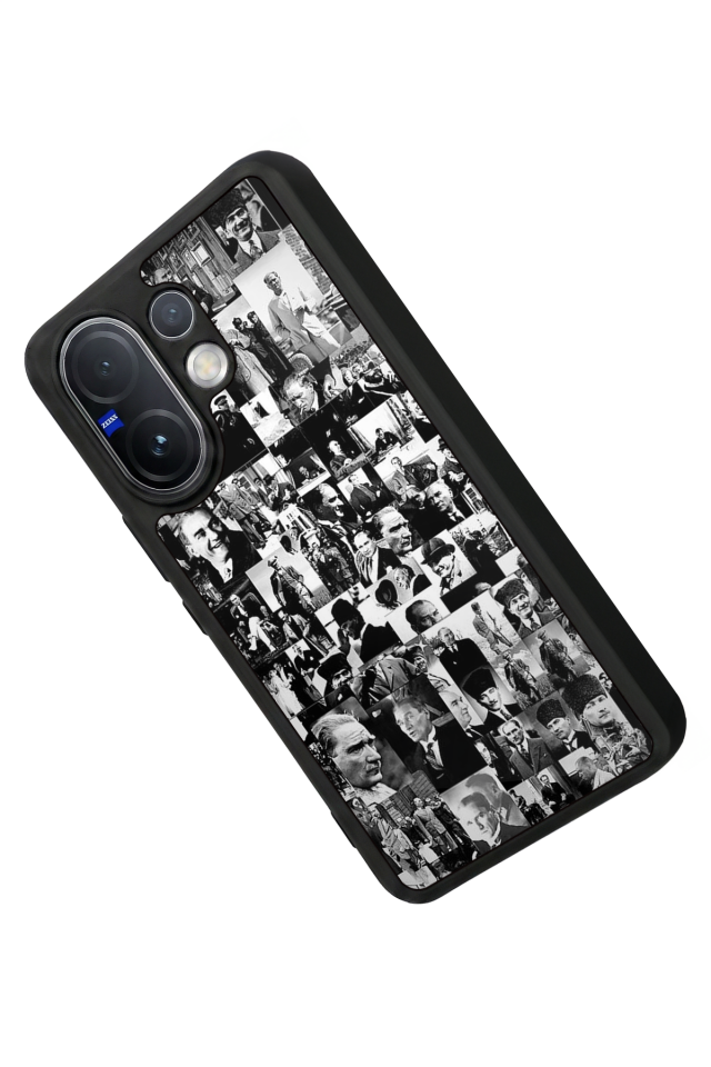 Vivo V60 Uyumlu Mustafa Kemal Ataturk Tasarımlı Glossy Premium Kılıf