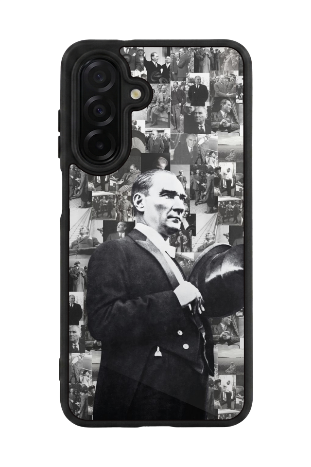 Samsung Galaxy A56 Uyumlu Mustafa Kemal Ataturk Tasarımlı Glossy Premium Kılıf