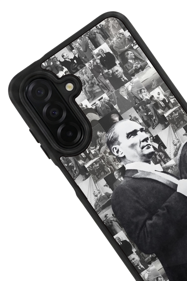 Samsung Galaxy A56 Uyumlu Mustafa Kemal Ataturk Tasarımlı Glossy Premium Kılıf