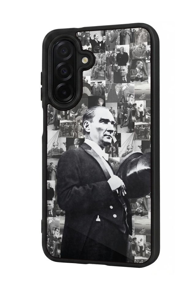 Samsung Galaxy A56 Uyumlu Mustafa Kemal Ataturk Tasarımlı Glossy Premium Kılıf