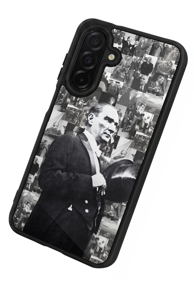 Samsung Galaxy A56 Uyumlu Mustafa Kemal Ataturk Tasarımlı Glossy Premium Kılıf