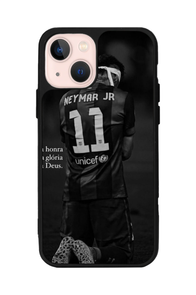 iPhone 13 Mini Uyumlu Neymar Tasarımlı Glossy Premium Kılıf