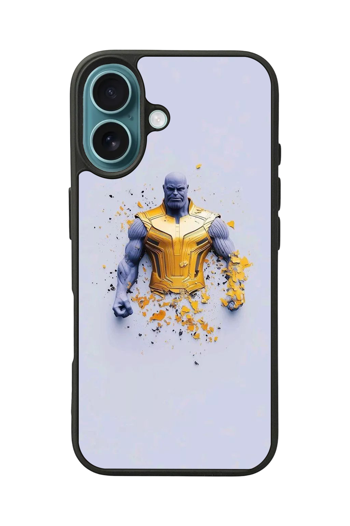 iPhone 16 Plus Uyumlu Thanos Tasarımlı Glossy Premium Kılıf