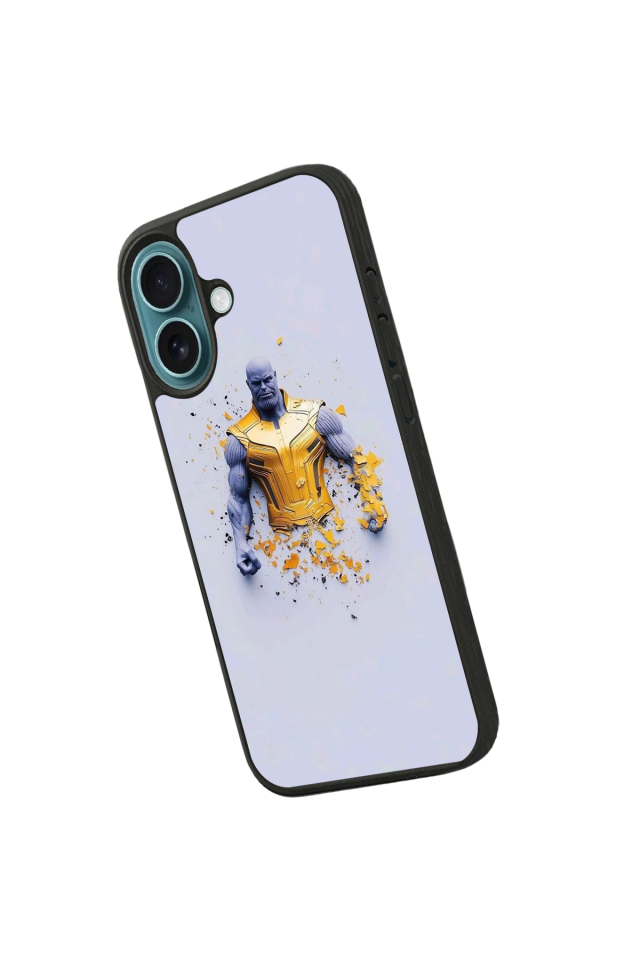 iPhone 16 Plus Uyumlu Thanos Tasarımlı Glossy Premium Kılıf