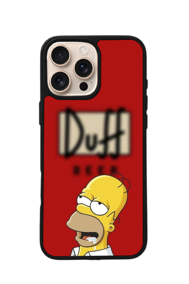 iPhone 14 Pro Max Uyumlu The Simpsons Tasarımlı Glossy Premium Kılıf