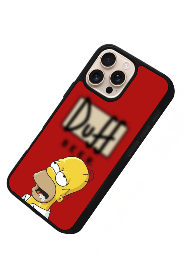 iPhone 14 Pro Max Uyumlu The Simpsons Tasarımlı Glossy Premium Kılıf