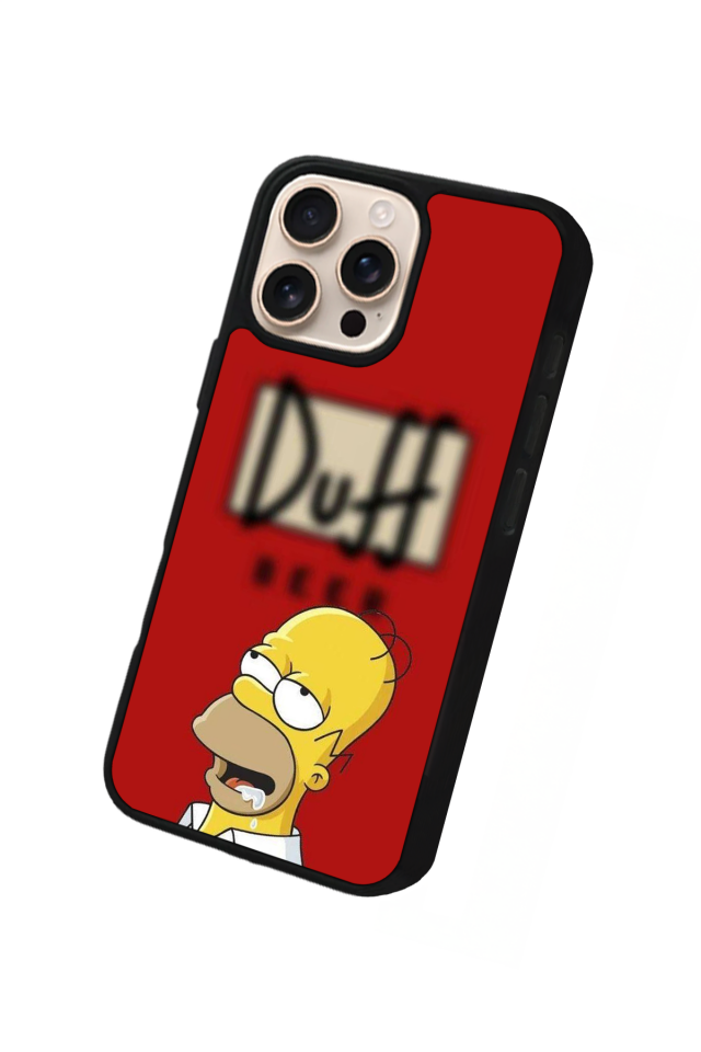iPhone 14 Pro Max Uyumlu The Simpsons Tasarımlı Glossy Premium Kılıf
