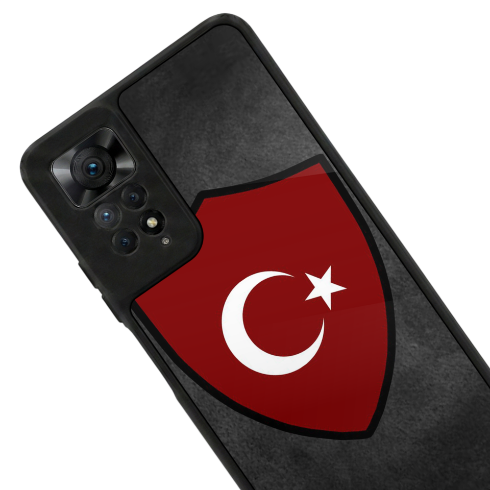 Xiaomi Redmi Note 11 Pro Uyumlu Türk Bayragi Tasarımlı Glossy Premium Kılıf