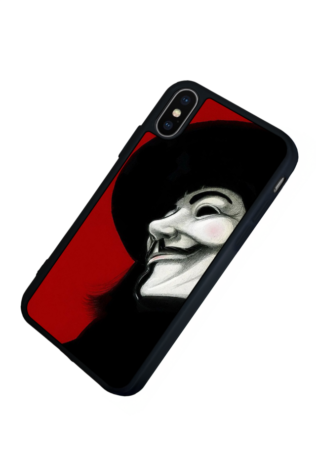 iPhone XS Max Uyumlu Vendetta Tasarımlı Glossy Premium Kılıf