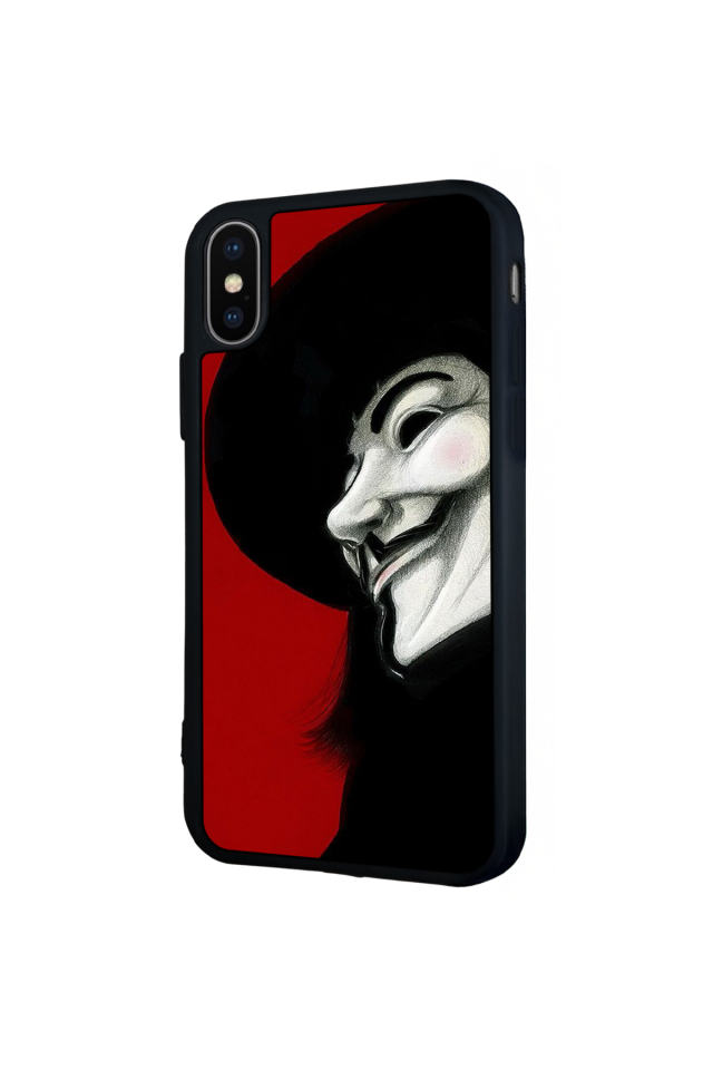 iPhone XS Max Uyumlu Vendetta Tasarımlı Glossy Premium Kılıf