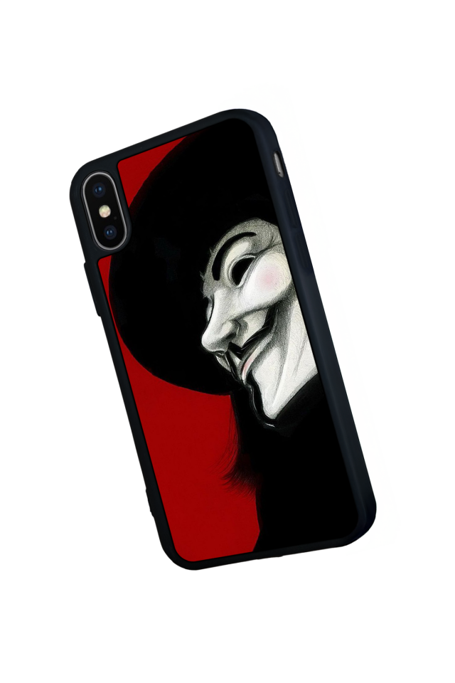 iPhone XS Max Uyumlu Vendetta Tasarımlı Glossy Premium Kılıf