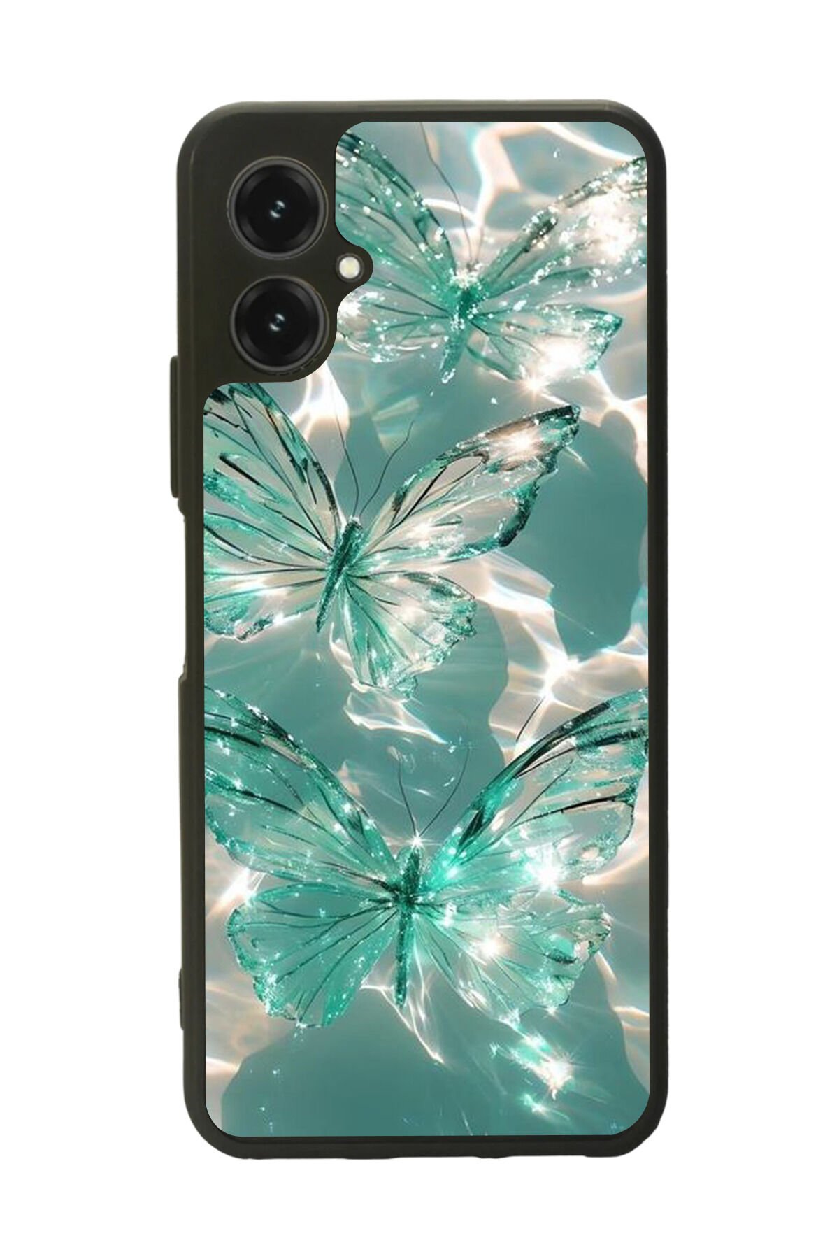 Omix X5 Uyumlu Kelebek Tasarımlı Glossy Premium Kılıf