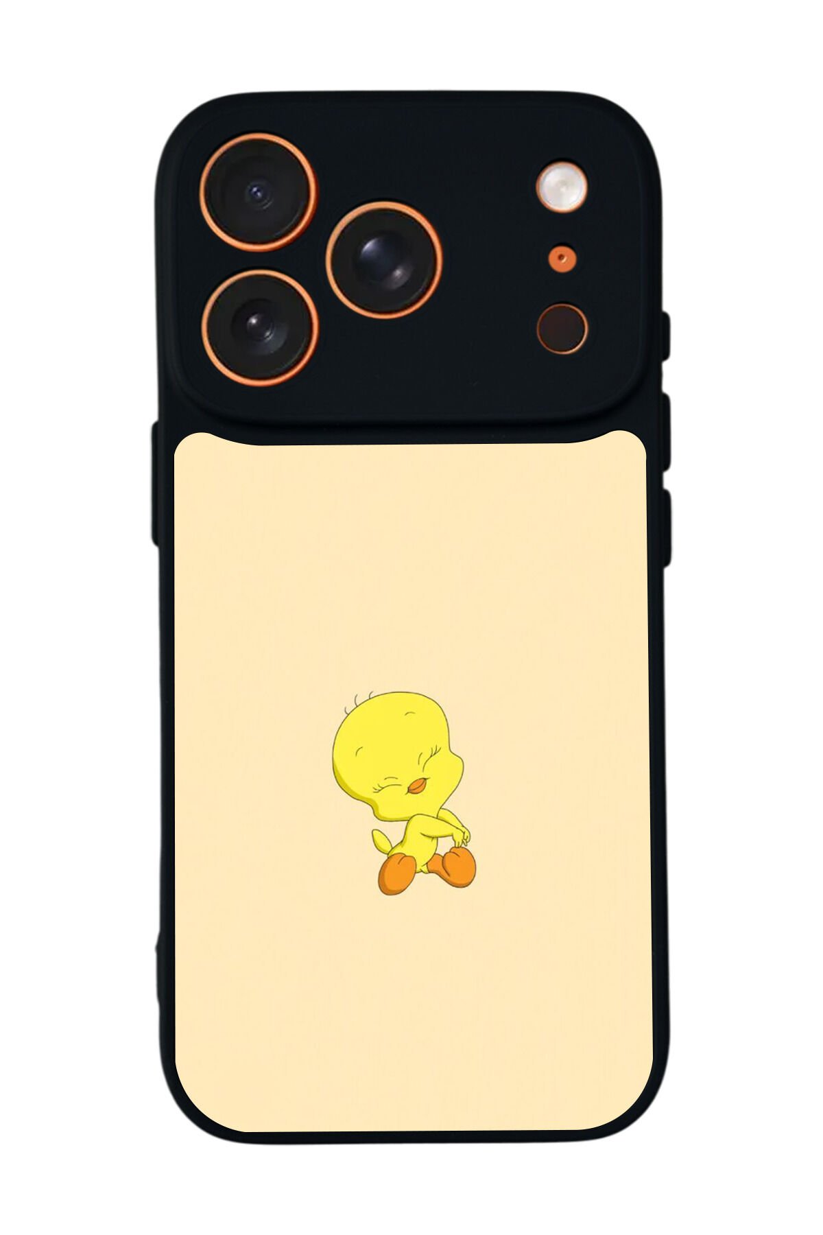 iPhone 17 Pro Uyumlu Tweety Tasarımlı Glossy Premium Kılıf