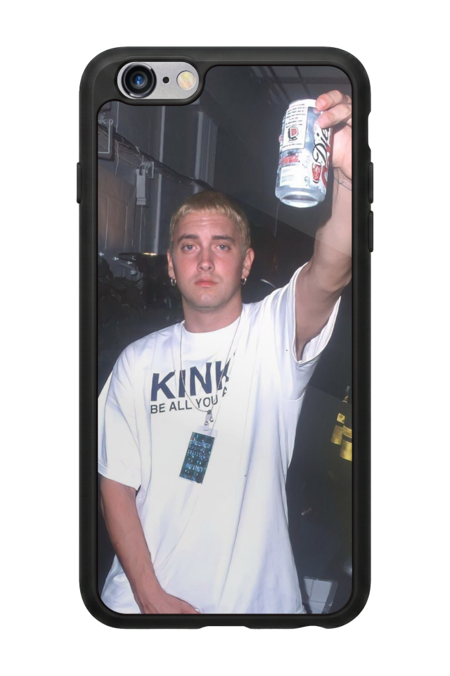 iPhone 6 Plus Uyumlu Eminem Tasarımlı Glossy Premium Kılıf