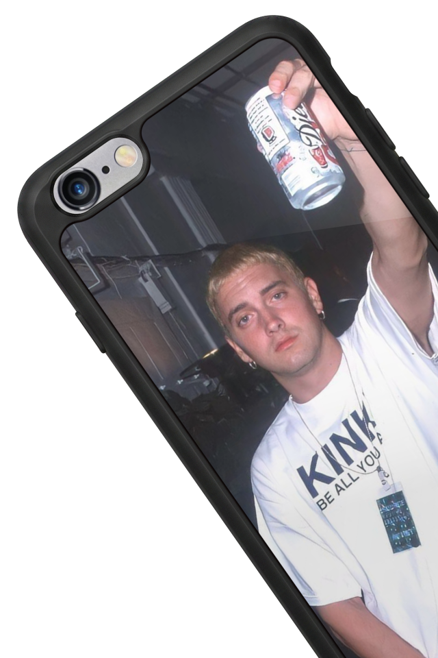 iPhone 6 Plus Uyumlu Eminem Tasarımlı Glossy Premium Kılıf