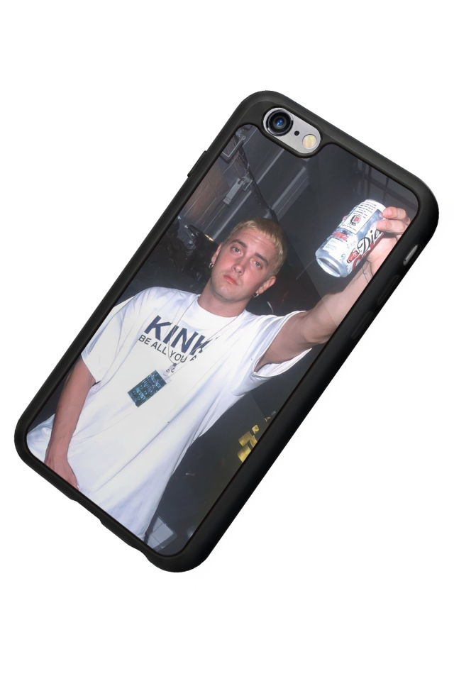 iPhone 6 Plus Uyumlu Eminem Tasarımlı Glossy Premium Kılıf