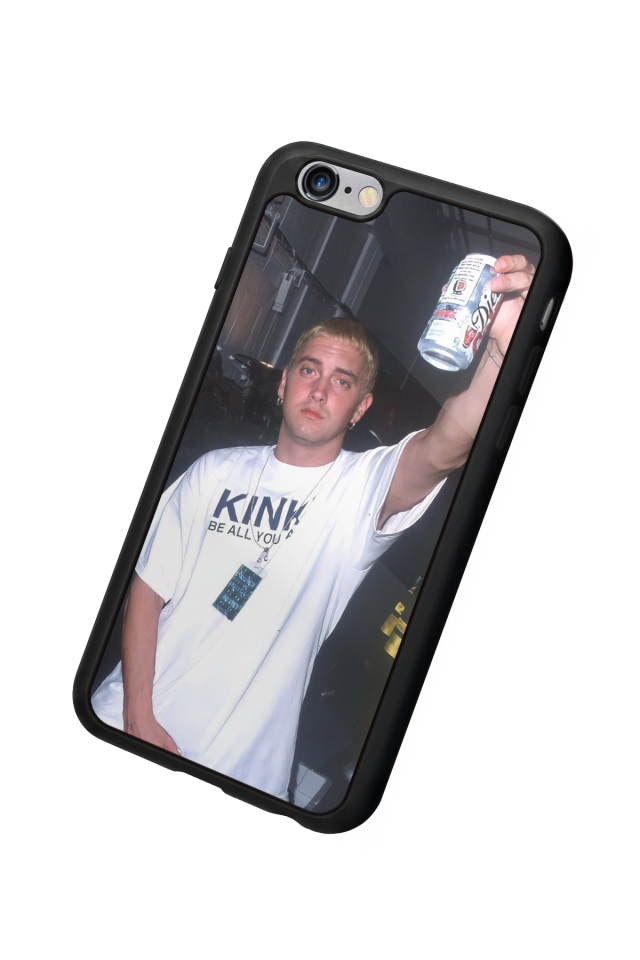 iPhone 6 Plus Uyumlu Eminem Tasarımlı Glossy Premium Kılıf