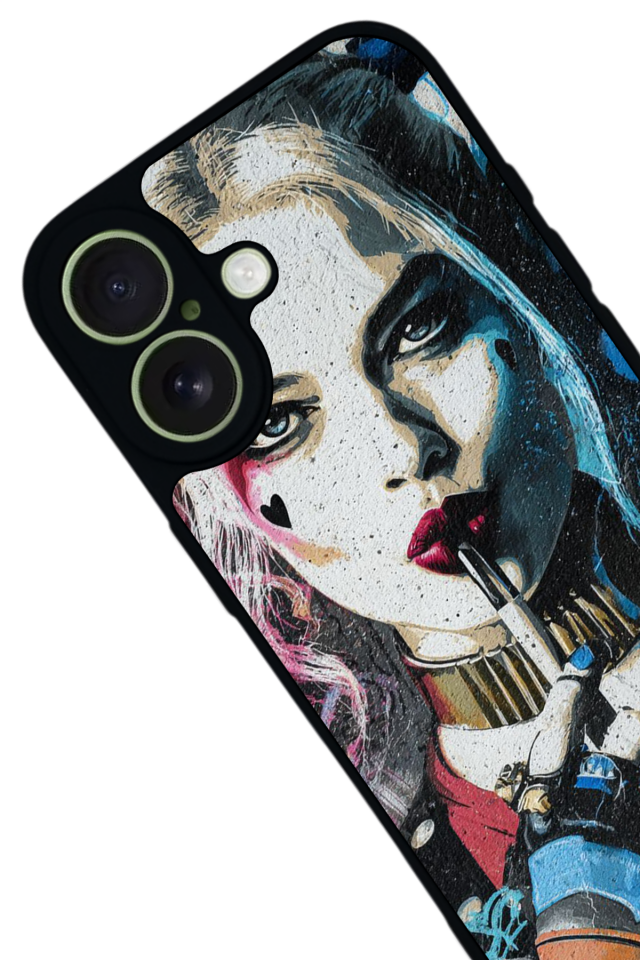 iPhone 17 Uyumlu HarleyQueen Tasarımlı Glossy Premium Kılıf