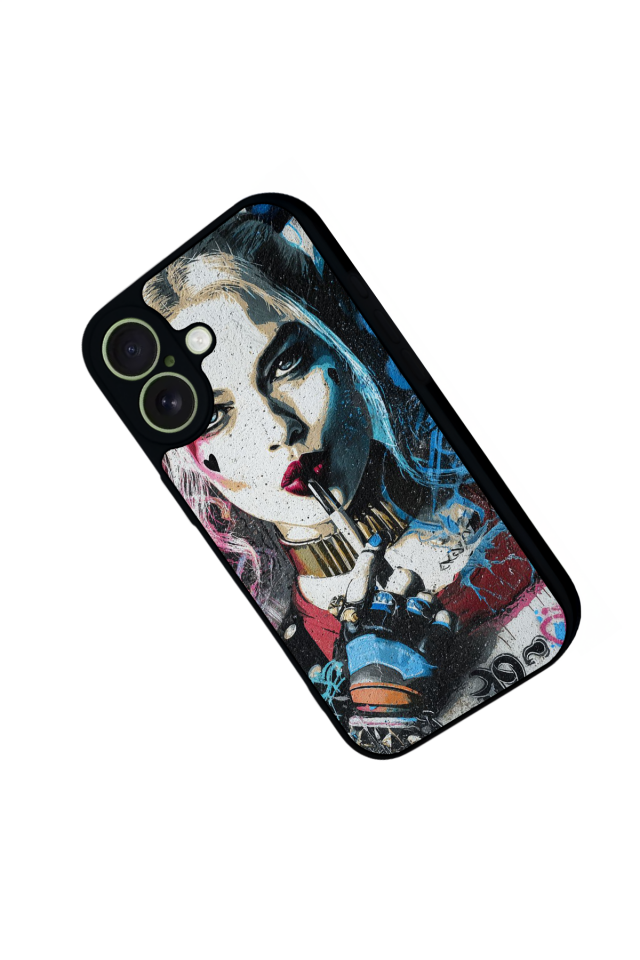 iPhone 17 Uyumlu HarleyQueen Tasarımlı Glossy Premium Kılıf