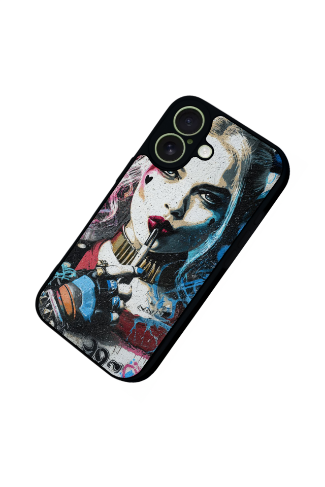 iPhone 17 Uyumlu HarleyQueen Tasarımlı Glossy Premium Kılıf