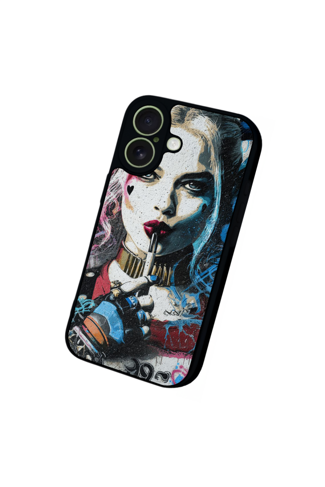 iPhone 17 Uyumlu HarleyQueen Tasarımlı Glossy Premium Kılıf