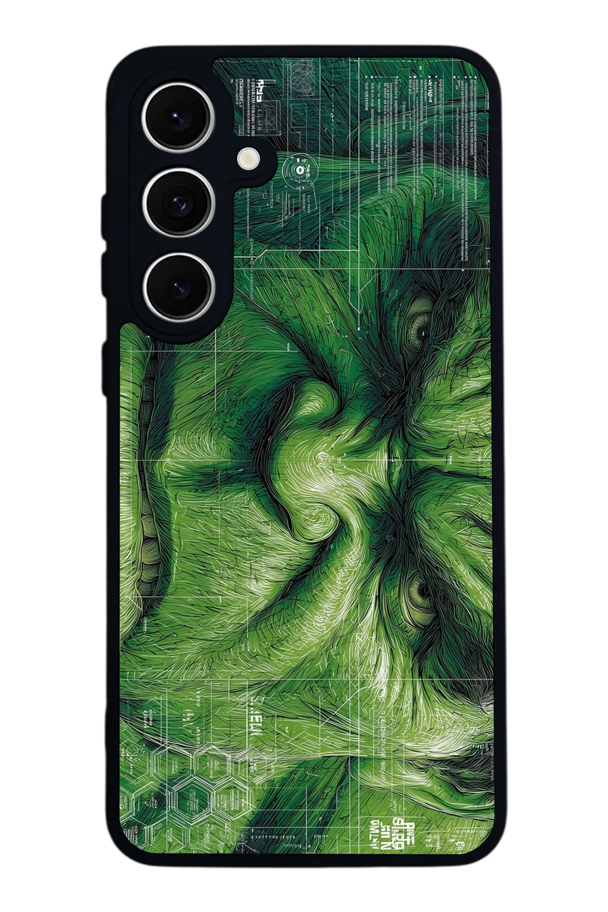 Samsung Galaxy S24 FE Uyumlu Hulk Tasarımlı Glossy Premium Kılıf