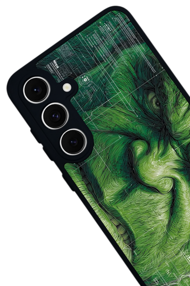 Samsung Galaxy S24 FE Uyumlu Hulk Tasarımlı Glossy Premium Kılıf