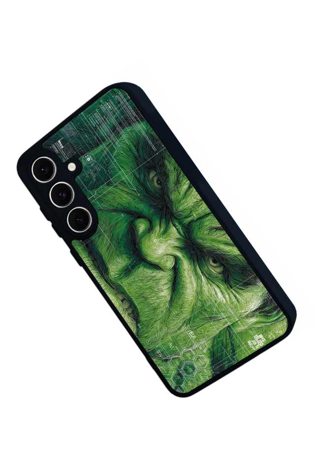 Samsung Galaxy S24 FE Uyumlu Hulk Tasarımlı Glossy Premium Kılıf