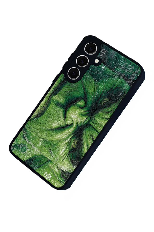 Samsung Galaxy S24 FE Uyumlu Hulk Tasarımlı Glossy Premium Kılıf