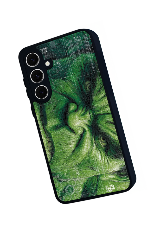 Samsung Galaxy S24 FE Uyumlu Hulk Tasarımlı Glossy Premium Kılıf
