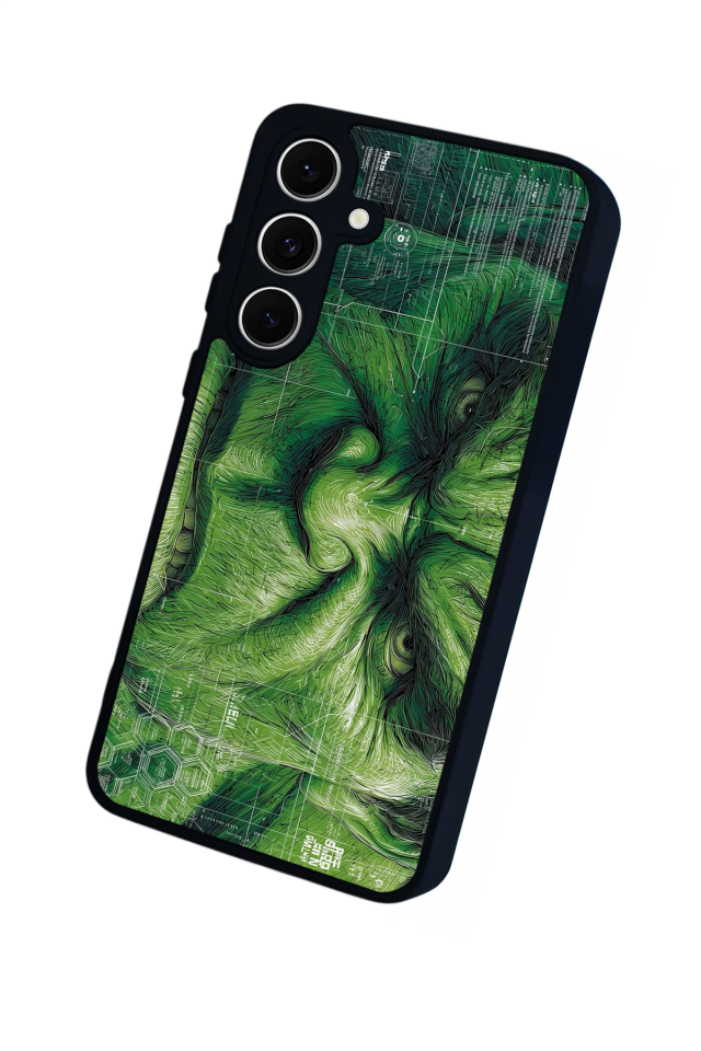 Samsung Galaxy S24 FE Uyumlu Hulk Tasarımlı Glossy Premium Kılıf