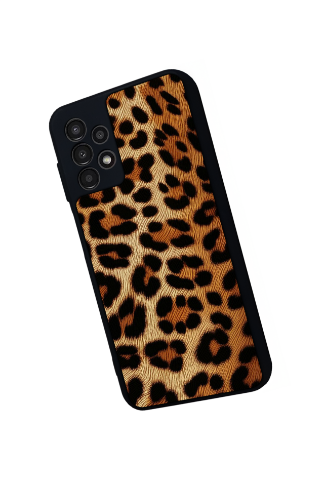 Samsung Galaxy A13 Uyumlu Leopar Tasarımlı Glossy Premium Kılıf